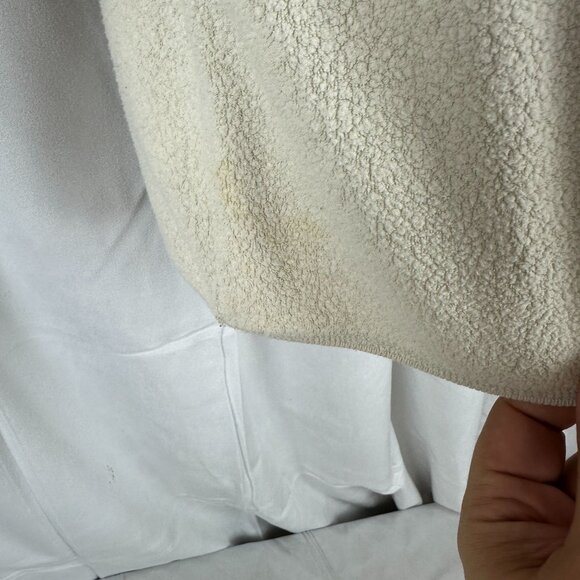 Dockers Beige Long Sleeve Mens Sweater Medium Cotton/Polyester Blend V-Neck - Picture 3 of 6